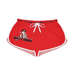 Dirty Smirk Red Lounge Shorts - Womens