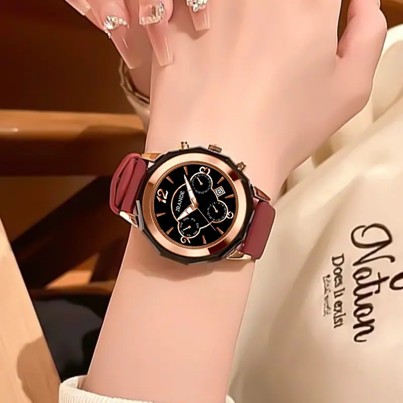 北欧AOR◆RANVEIG JOHNSEN/WATCH THAT GIRL Women's Fashion Watch, Waterproof Sports Casual Quartz Wristwatch