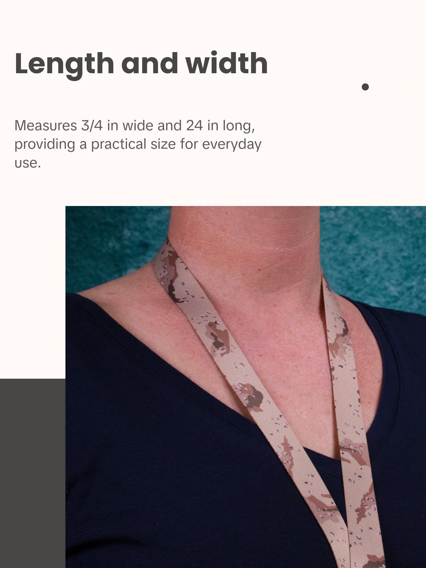 Buttonsmith Desert Camo Lanyard - Made in USA