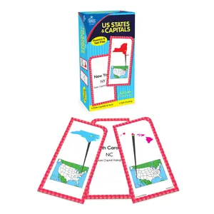 U.S. States & Capitals Flash Cards Grade 3-5