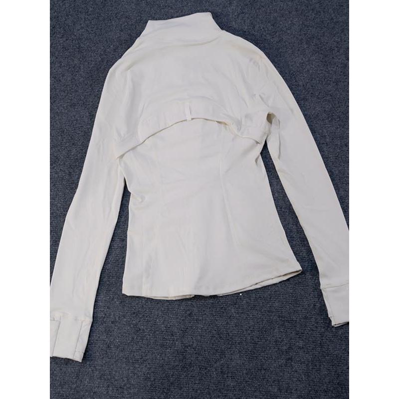 Women's Sculpting Slim Fit Yoga Jacket |     Full Zip Contouring Athletic Jacket with Pockets