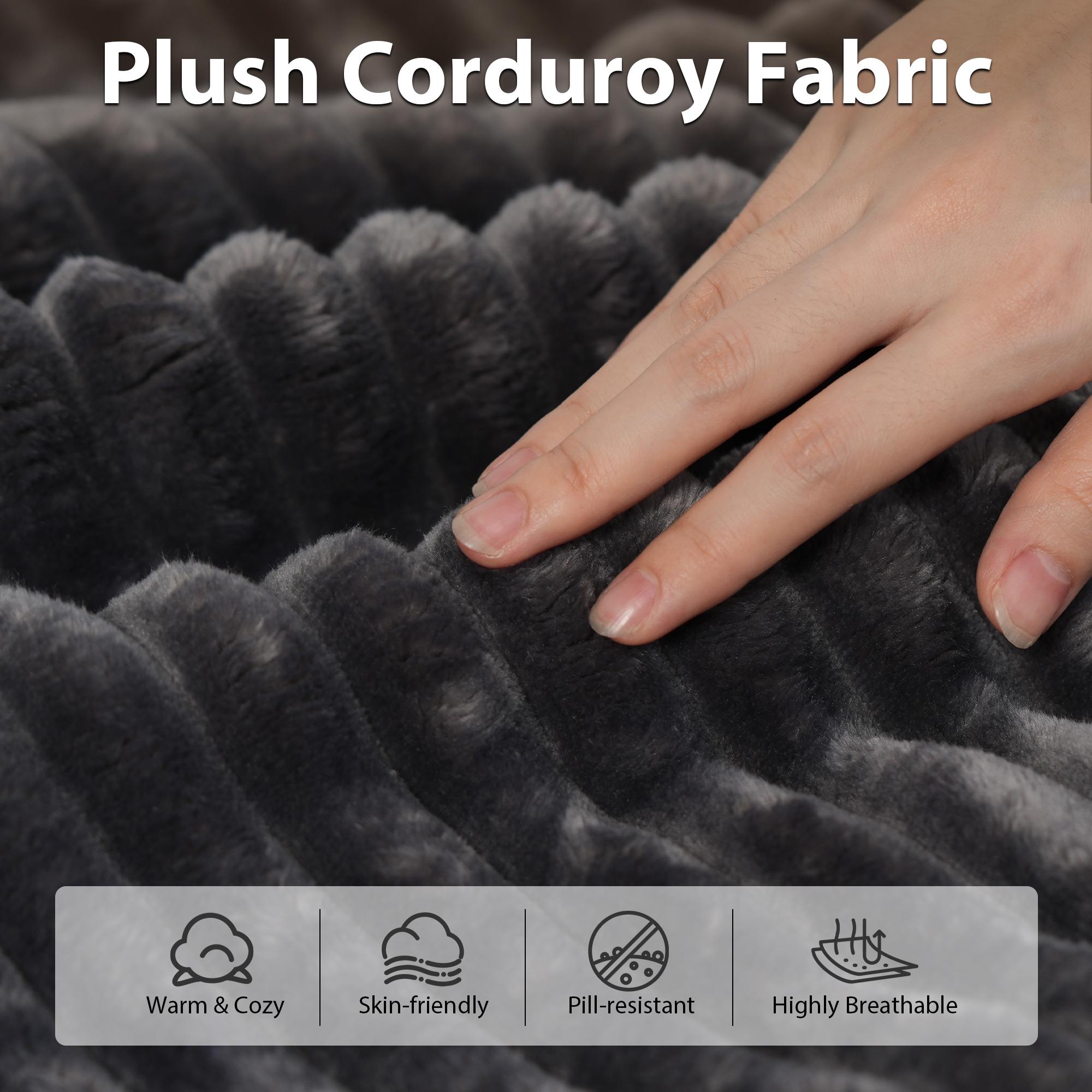 Oversized Viral Cloud Couch U Shape Boneless Sectional Sofa,Oversize Modern Modular Sofa with Deep Seat, Upholstered Couches for Living Room Bedroom,No Assembly Required, Free Combination,Plush Corduroy Fabric