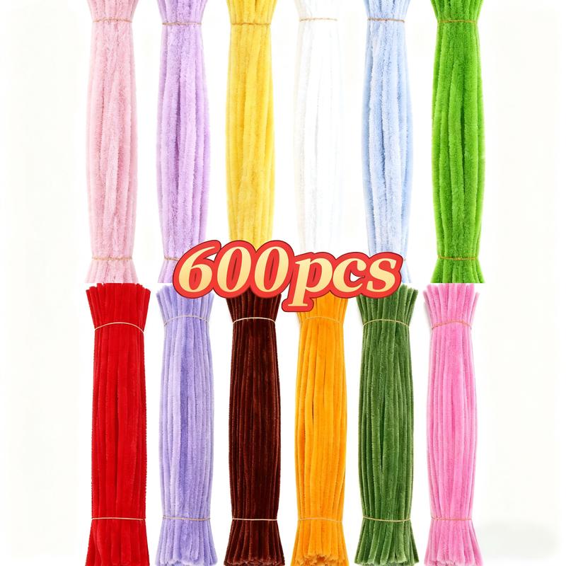 720pcs Pipe Cleaners Flowers Making Kit Arts and Craft Supplies for Creative Expression Easy Flower Design Crafting Perfect for Beginners and Experienced Crafters Plush DIY Pipe Cleaner Craft Pack beginner craft diy art Creative Colorful,bouquet accessory