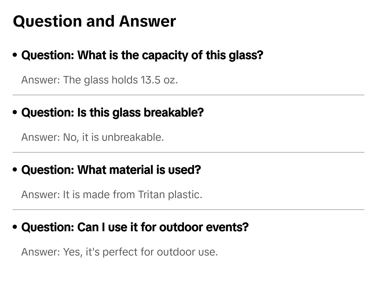 Hurricane Drinking Glass 13.5 oz.