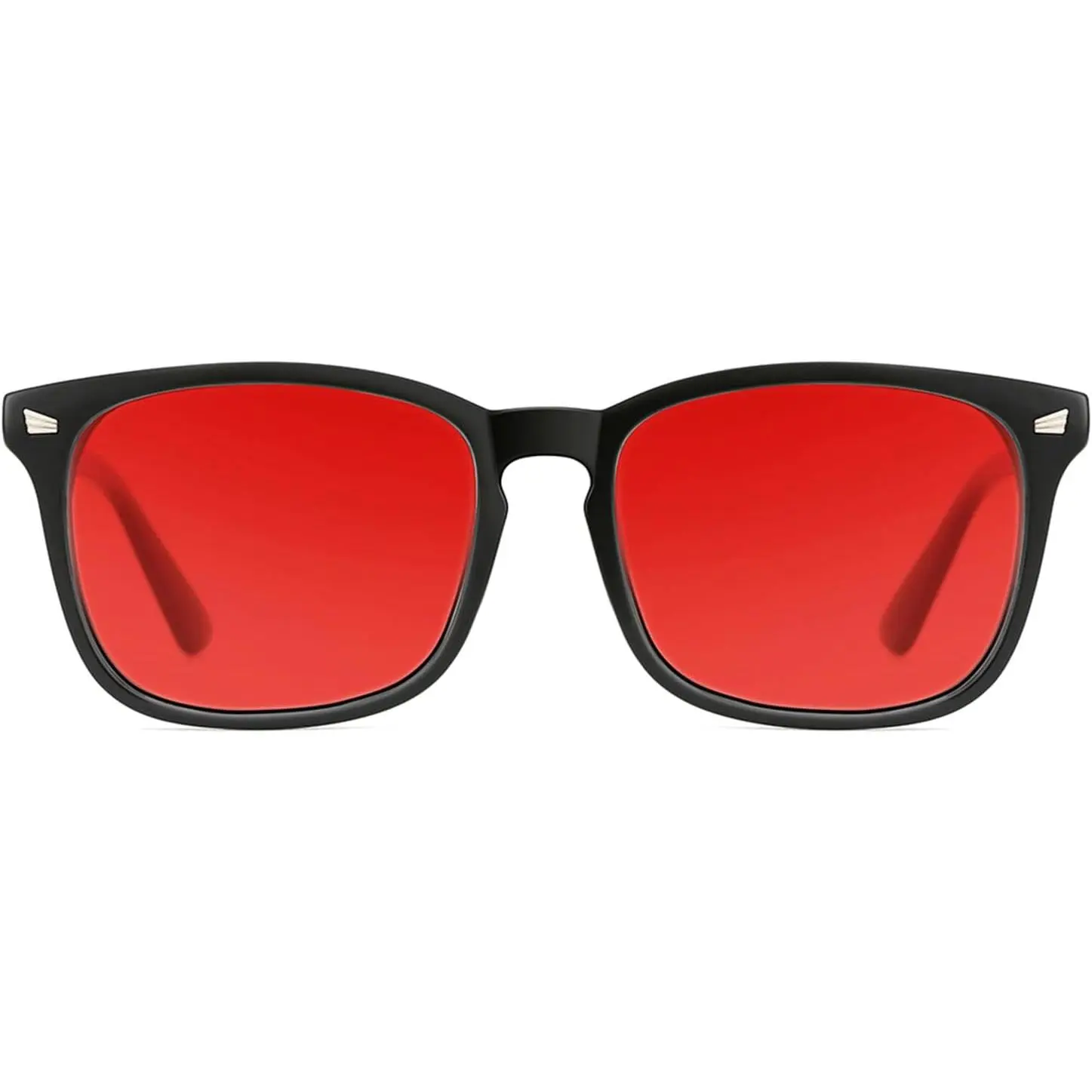 Sleep Glasses for 99.9% Blue Green Light Blocking Dual AR Coatings Red Lens for Computer Gaming Reduce Eyestrain Go Over Eyeglasses Pc Frame Eyewear