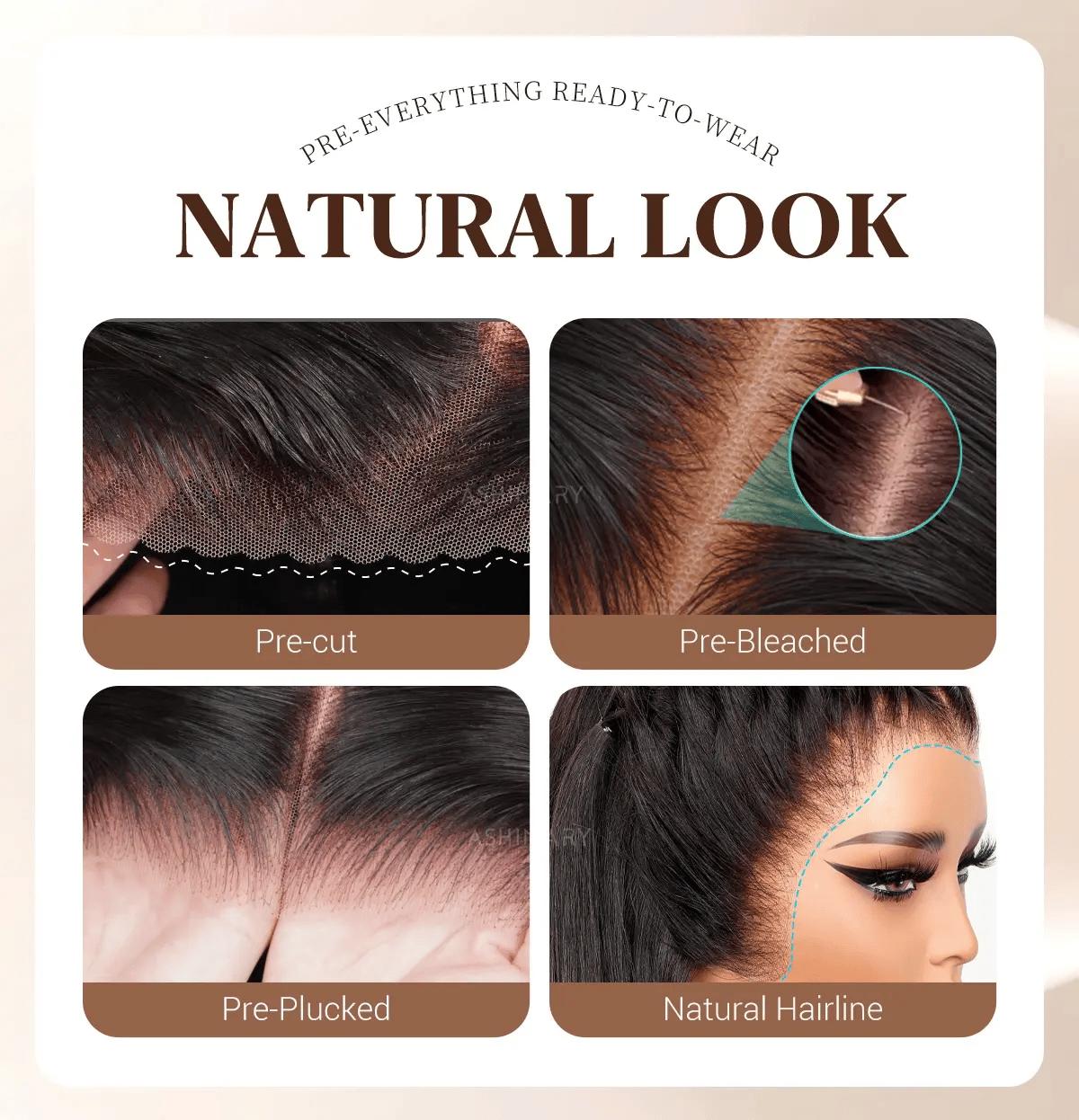 [Salon-Quality] Trendy Butterfly Cut Face- Framing Peacock Curls Pull Go 13x6 Full Glueless Lace Front Wig Pre-Styled Heavy Layers Cut Body Wave Natural hairline Human Hair 250% Density Wave Wig