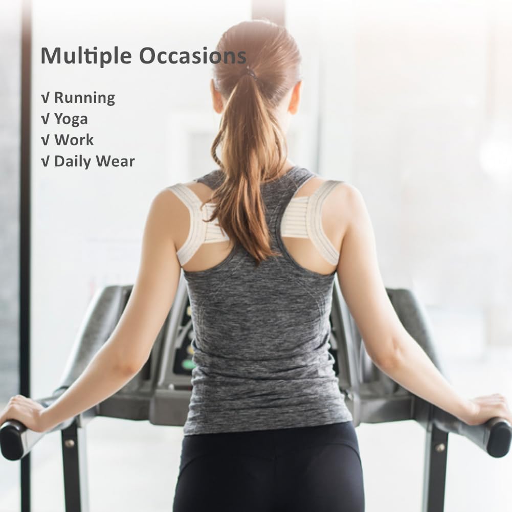 Posture Correction Belt, Easy-to-Use Adjustable High-Elasticity Posture Trainer, Lightweight Breathable Garment Accessory.