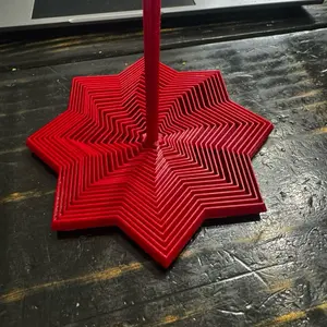 Layered Gradient Fidget Star Toy – Hypnotic Stress Relief Spinner with Handle, Visual & Tactile Sensory Desk Decor