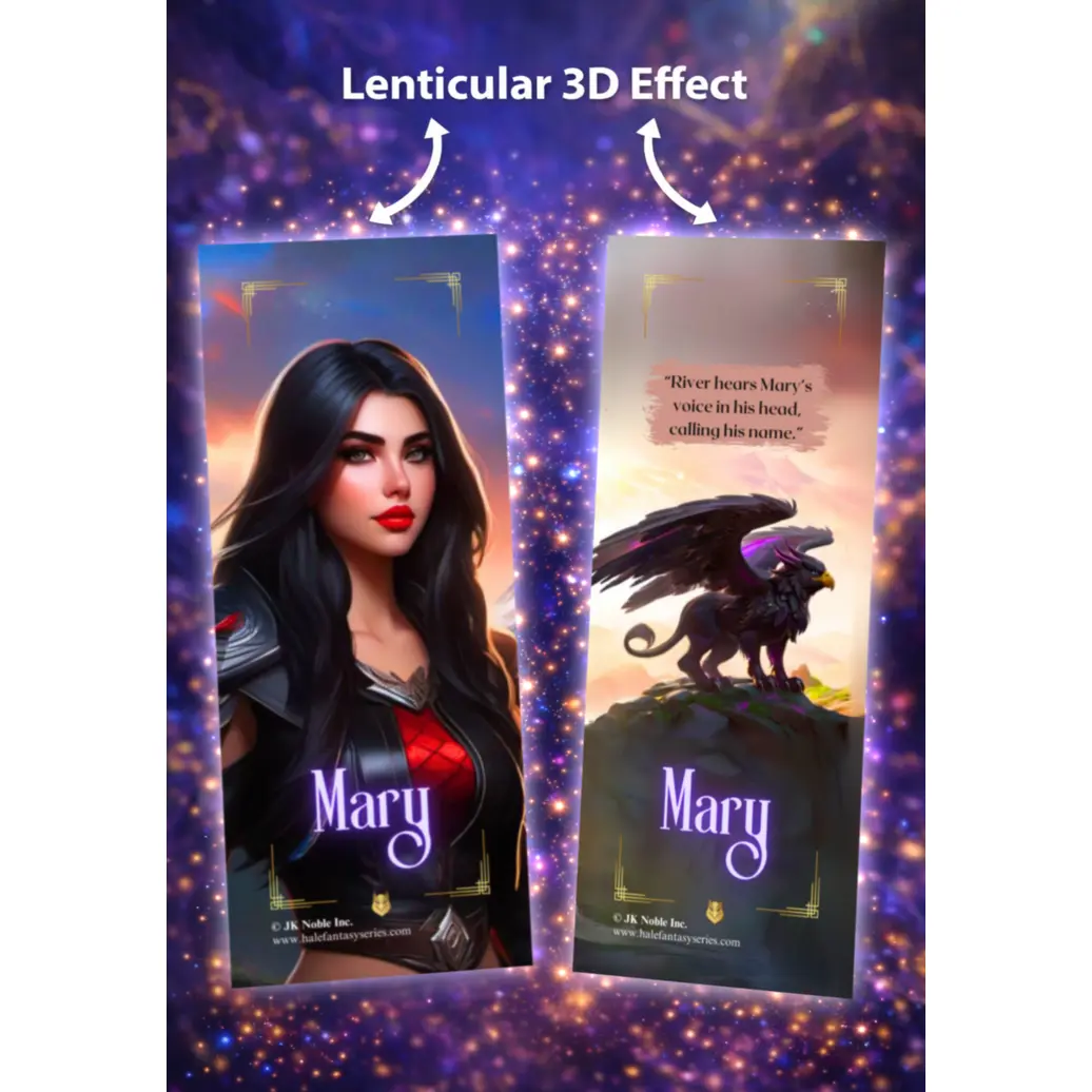 Mary Griffin Lenticular Bookmark