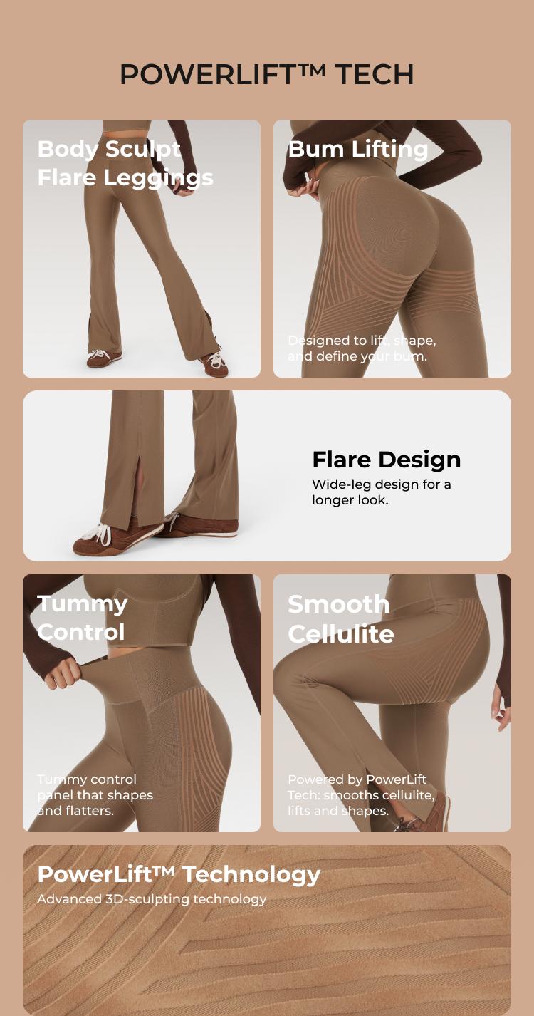 Fanka Body Sculpt Flare Leggings, Shaping Activewear for All Seasons