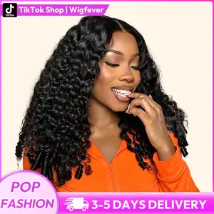 WIGFEVER M-Cap 9x6 Burmese Curly Wave Wear Go Glueless Wig Pre-Cut Lace Human Hair Lace Closure Wig Beginner Friendly with Adjustable Strap & Breathable Cap #Spring Glow-Up SpringStatements
