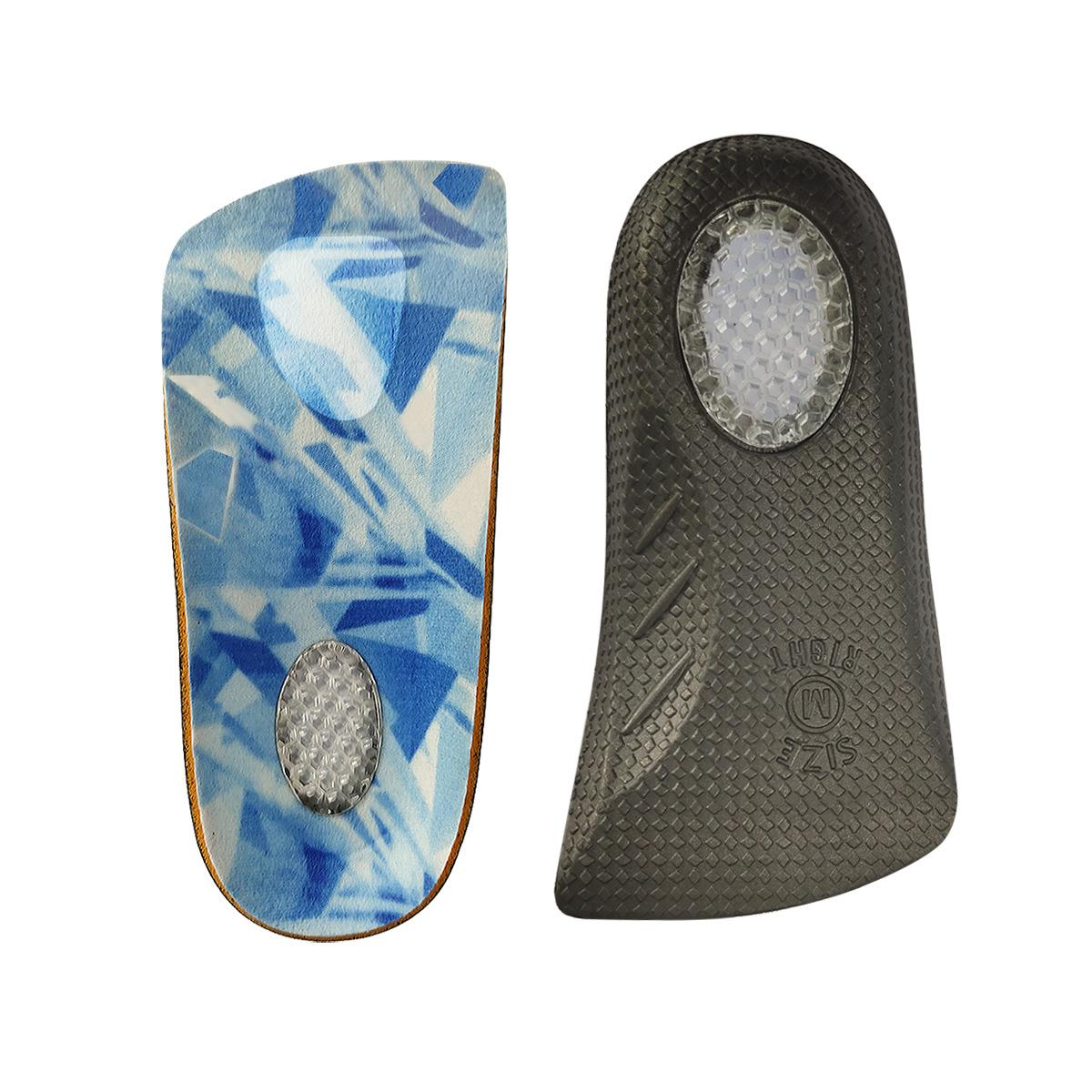 Unisex Flat Foot Orthotic Half Insoles |       Corrects Pigeon Toe/Out-Toe, X/O Leg Deformities