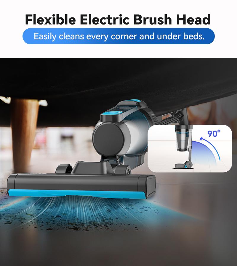 INSE R6X Corded Stick Vacuum, 15KPa Suction with 600W Motor, Ultra-Lightweight Bagless Upright Vacuum with Handheld for Home Hard Floor Carpet Pet Hair Car Cleaning home cleaning tools home appliances