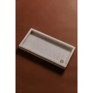 L'Avant White Marble Luxury Tray