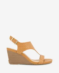 REACTION - Greatly Woven Wedge Thong Sandal