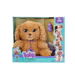 Baby Paws Love & Care Labradoodle Soft Interactive Plush Puppy with 15 Sounds and Reactions
