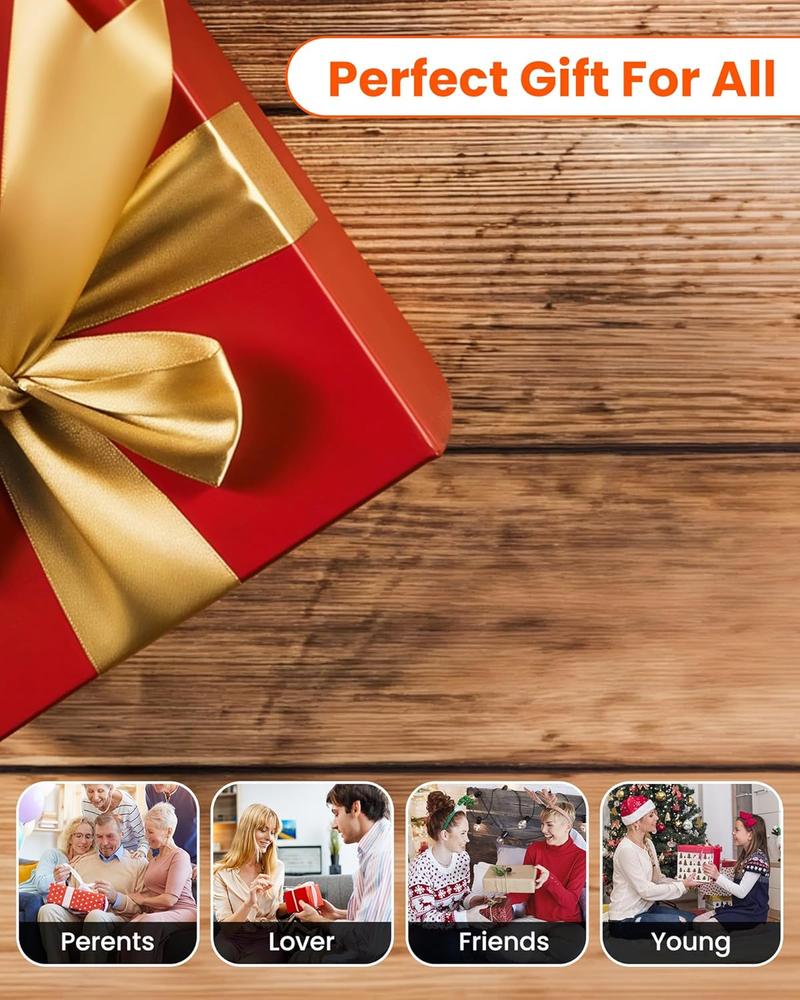 COMFIER Handheld Scalp Massager Hair Growth,Cordless Hair Head Massager with 3 Modes & 8 Silicone Claws,IPX7 Waterproof Body Massager for Stress Relax,Pet Massage,Head Scratcher,Gifts Men,Women(Gold)（Black）