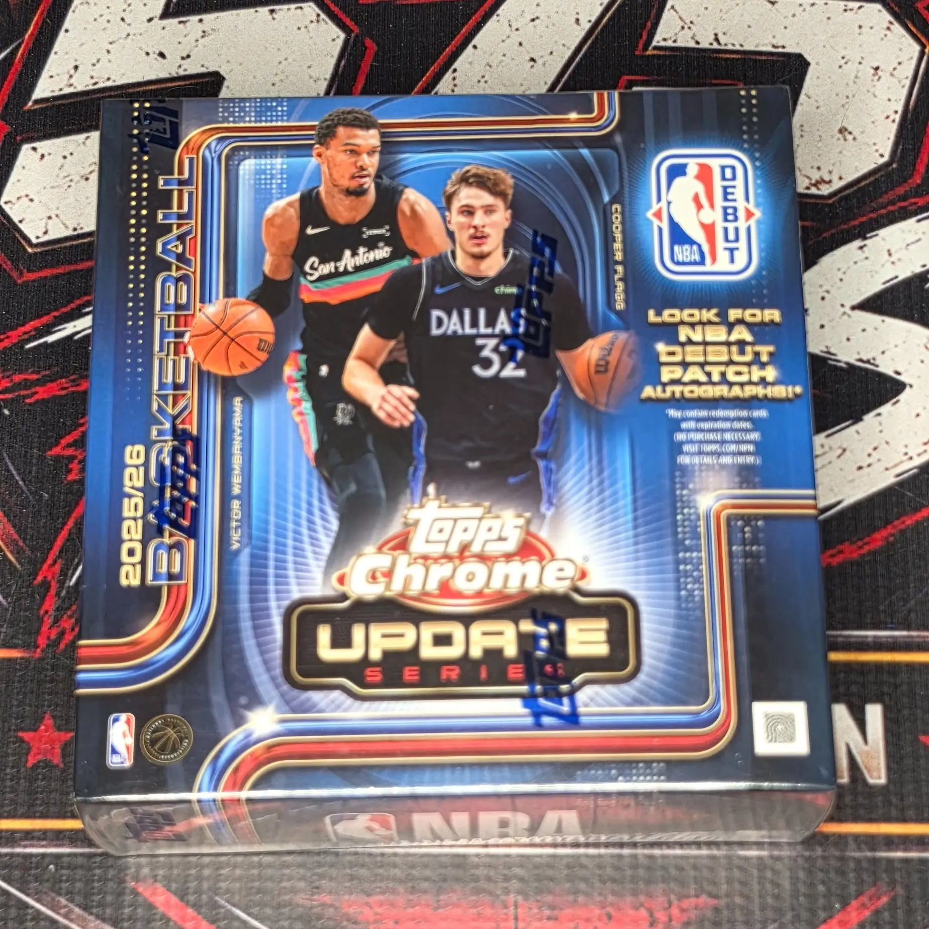 25/26 Topps Chrome Update Series Mega Box