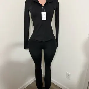 Zip Up Jacket & Flared Pants