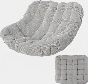 Cushions Replacement - GRANDPATIO Indoor & Outdoor Royal Rocking Chairs, 7.9inch Thick Waterproof Egg Chair Replacement Cushion for Patio Comfort, 1 PCS
