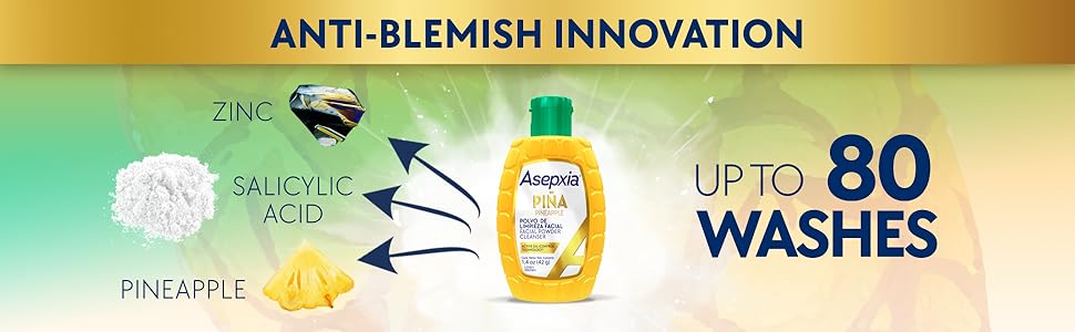 Asepxia Face Peel, Single Pack, Facial Exfoliator Peeling Jelly with Natural Pineapple Enzyme, Non-Abrasive Gentle, Hydrating, Cleansing & Exfoliating Gel-Based Skin Care, 2.5 ounce