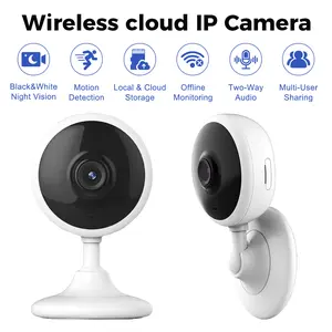 Flycloud 702 Plug-in Smart Home Security Camera with Magnetic Installation|3MP 1296P HD Video|Two-Way Talk|Night Vision|Motion Alert|Cloud/TF Storage|AP Mode for Offline Monitoring