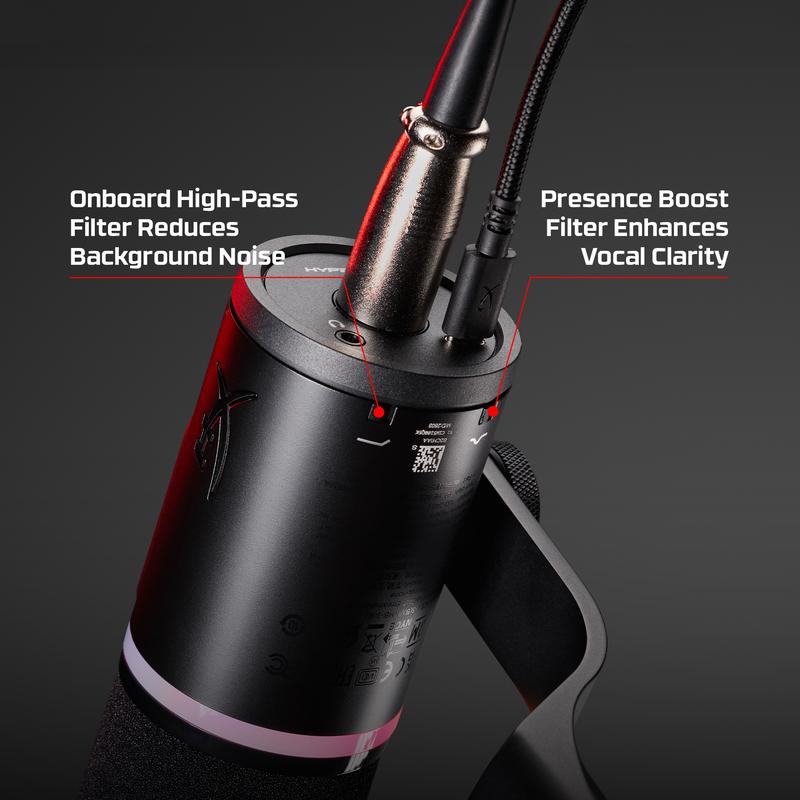 HyperX FlipCast – USB/XLR Dynamic Microphone