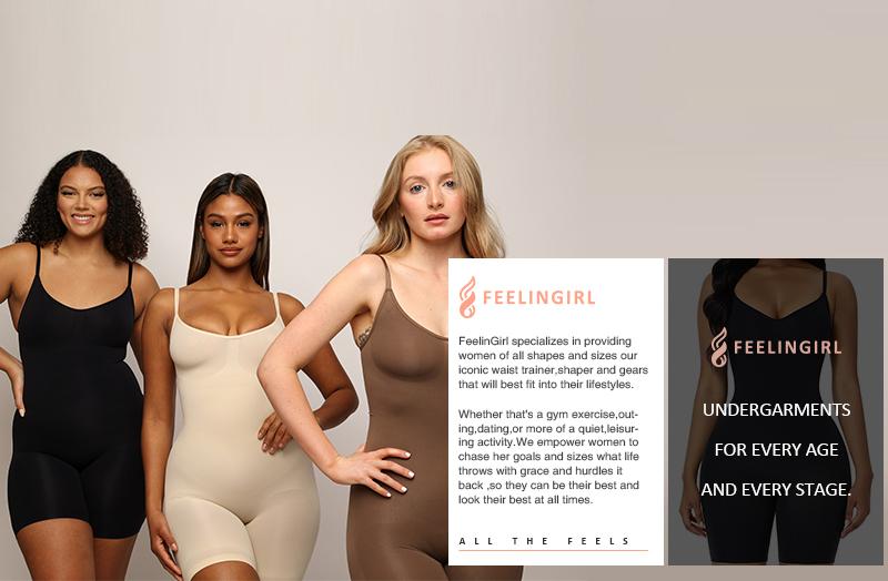FeelinGirl Shapewear for Women Butt Lifter Bodysuit Tummy Control Seamless Shapewear Comfort Womenswear Springtok