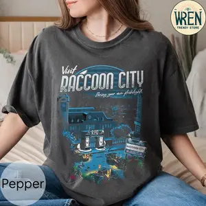 Visit Raccoon City Retro Comfort Colors Shirt, Vintage Resident Evil Sweatshirt, Welcome To Raccoon City Shirt, Leon Kennedy Shirt
