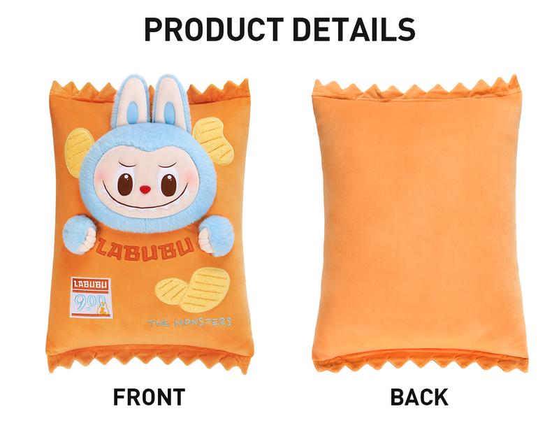 POP MART THE MONSTERS Wacky Mart Series-Pillow (Chips), Labubu Collectible Toys, Valentine’s Day Gifts