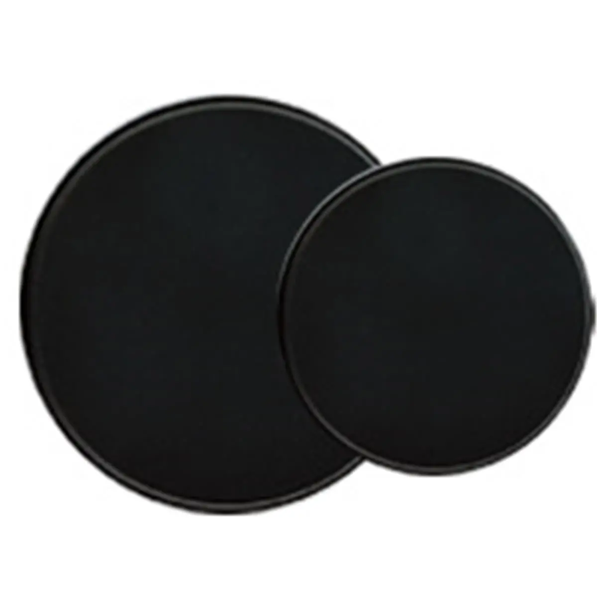 Reston Lloyd Burner Covers for Electric Stovetop, Decorative Lightweight Tin Covers, Set of 4 Covers (2-8 inch & 2-10 inch), Conceals Messy Drip Pans - Black, Range Burner, Stove Plate, Kitchen Appliances