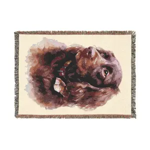 Boykin Spaniel Woven Blanket, Cozy Pet Throw, Dog Lover Gift, Home Decor, Comfortable Blanket for All Occasions