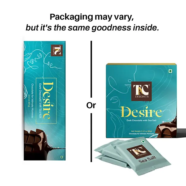 TAC Delights Wellness Chocolate – Luxury Dark Chocolate Bars (3 Bars) – 2.12 oz – Premium Sea Salt Flavor – Smooth & Indulgent Treat – Perfect Everyday Dessert Snack