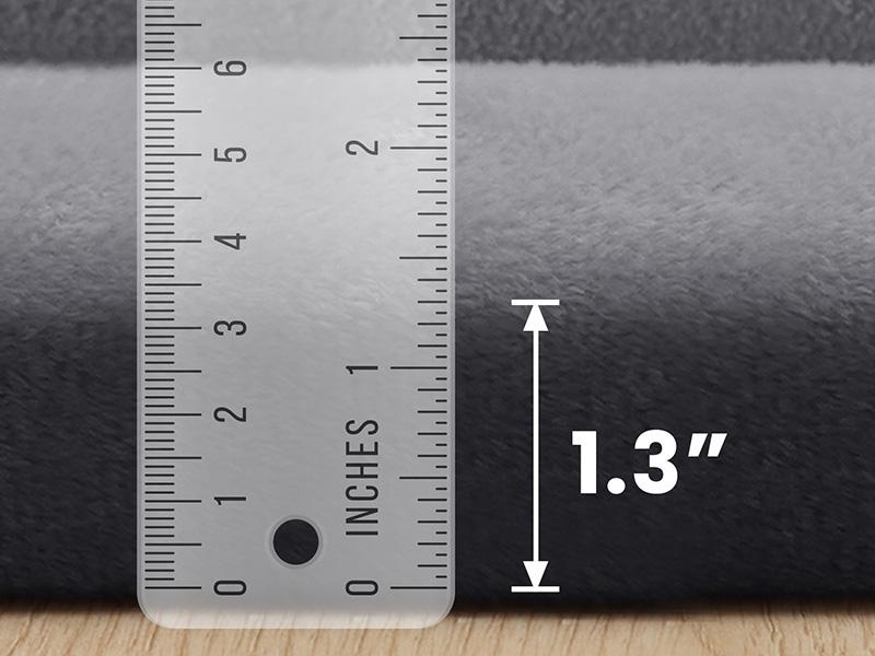 Huloo Sleep Ultra Soft Memory Foam Play Mat for Tummy Time, 1.3" Thick Non-Slip Crawling Mat, Non-Toxic Velvet Nursery Floor Mat