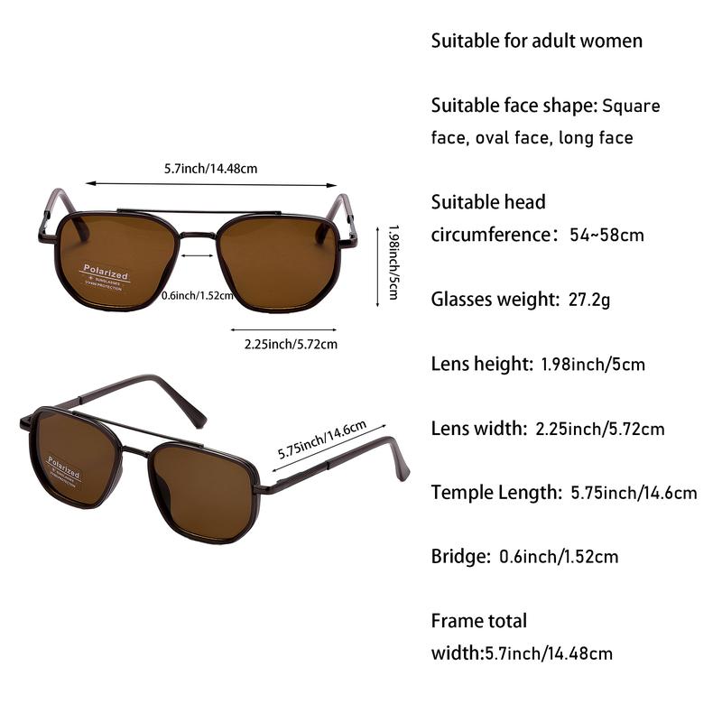 Back to School Sunglasses for Travel USE, Fashion Fall/Summer 2026 Geometric Frame Double Beam Sun Glasses Trends, Travel Accessories,summer Outfits, summer Freshness, Vacation Outfits summer Outfits 2026,Back To School Sunglasses