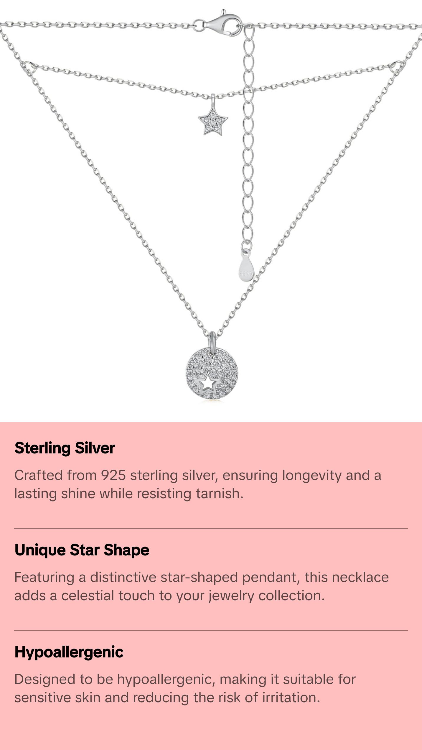 Layered Star Necklace