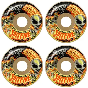 Spitfire Skateboard Wheels 54mm F4 99A Fabiana Delfino Invasion Conical Full Natural