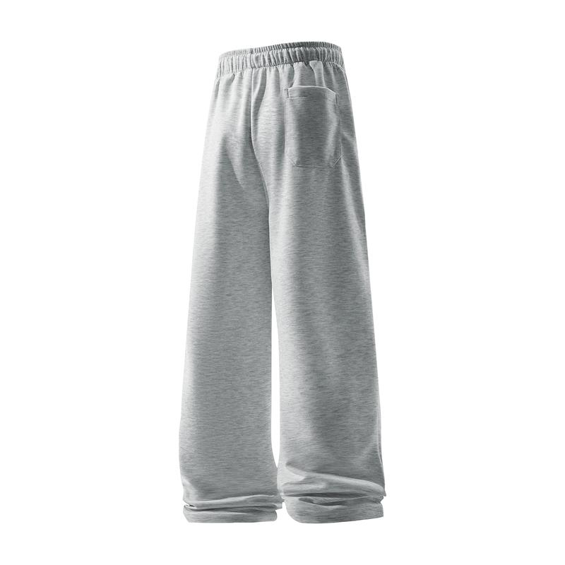 #Springfresh 2-piece set Men's Letter & Cross Print Drawstring Waist Sweatpants Muti-Set Casual Street Comfy Regular Fit Jogger Pants for Daily Wear Unisex 60% Cotton Classic Black & Gray