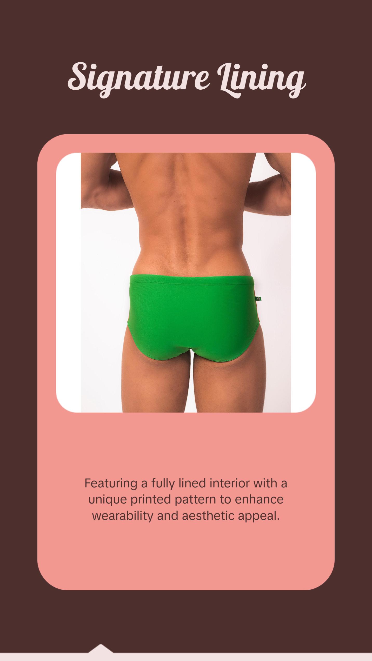 Floripa Trio Sunga in Classic & Traditional cut - Designer Swim Shorts