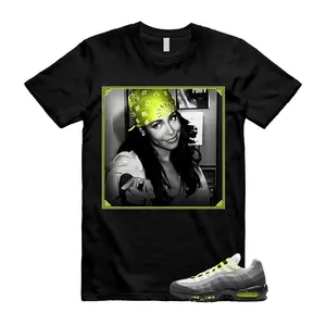 Air Max 95 Big Bubble Neon Yellow Black Cool Grey 2026 OG T Shirt Match LIYAH