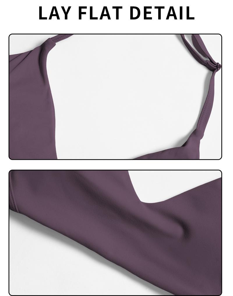 MFVIM Sporty Two-Piece Set Women's Plain Crop Cami Top & Flare Leg Pants Sports Set 78% Nylon 22% Spandex Comfy Breathable for Yoga Gym Workout Running