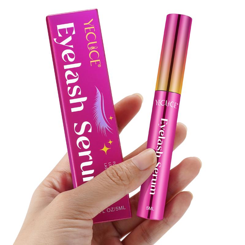 YECUCE Eyelash Serum - Lash Enhancing Formula for Longer Thicker Lashes Gentle Vegan 0.18 FL OZ 5ML