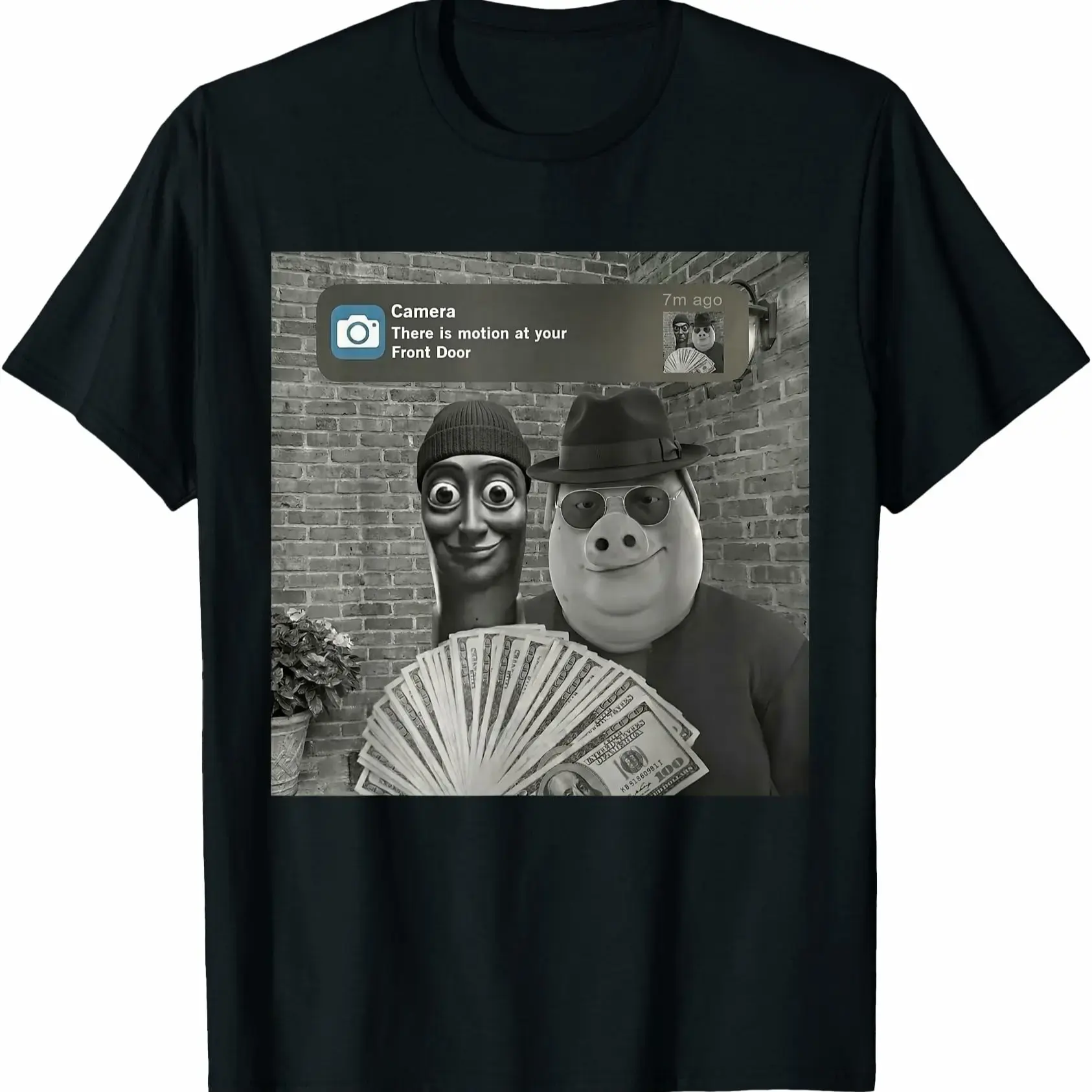 100% Cotton Oversized T-Shirt - Tung Tung Sahur Funny Meme Italian Brainrot Graphic Tee for Gen Z Social Media Viral Trend Lovers Gift Loose Fabric