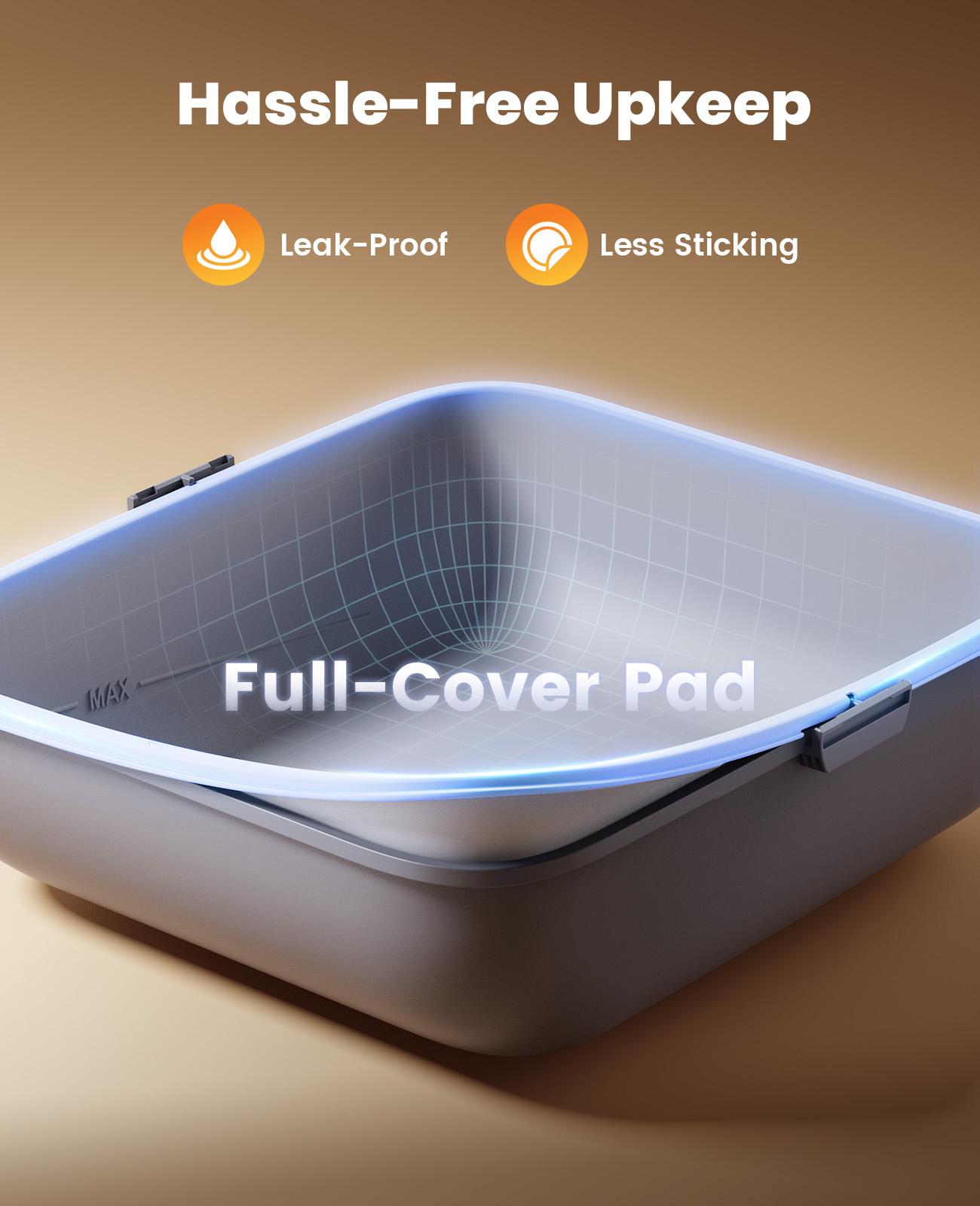 Oneisall Automatic Self-Cleaning Cat Litter Box | APP Control,  11L Large Waste Drawer, 14 Days Scoop-Free, Easy to clean, Easy to disassemble, Weight & Safety Sensors, Ultra-Quiet, Leak-Proof, Safety Sensors and Large Open Top,For Medium Cats & Kittens