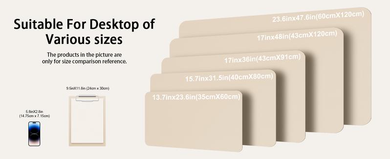 Leather Desk Pad Protector, Mouse Pad, Office Desk Mat, Non-Slip PU Leather Desk Blotter, Laptop Desk Pad, Waterproof Desk Writing Pad for Office and Home