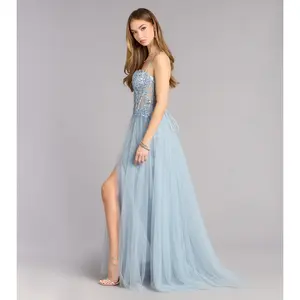 Melissa Corset Tulle A-Line Ball Gown