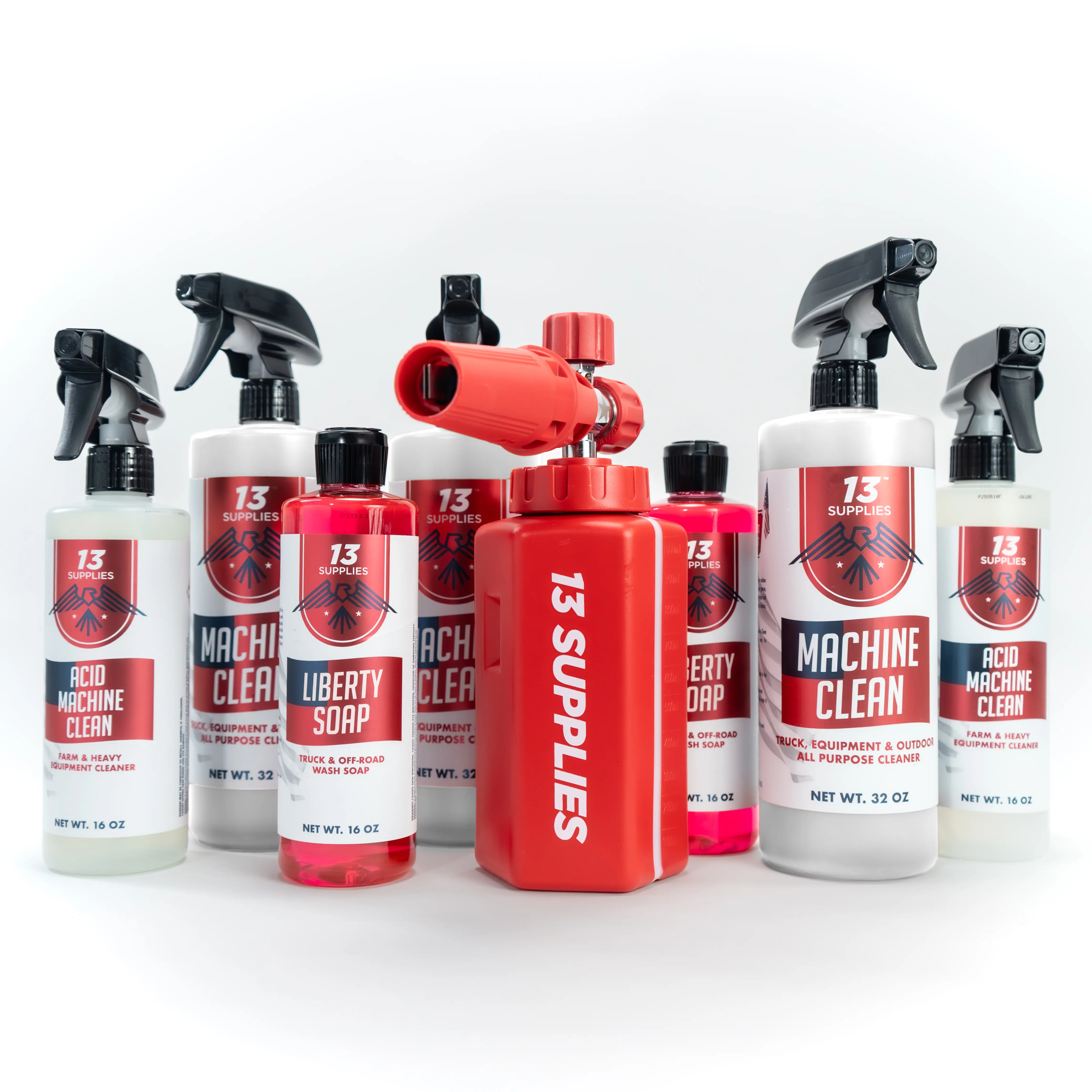 Independence Car Cleaning Kit - Full Wash Kit with 13 Car Detailing Products, 3 Machine Wash Solutions, 2 Acid Machine Clean Solutions, 2 Liberty Wax Soap, Deep Cleans Truck/Boat, Made in USA - $40 Off