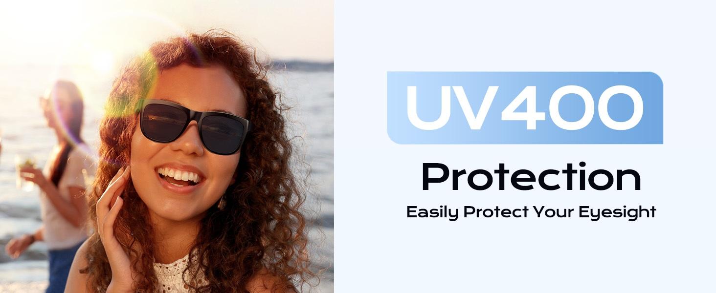 Smart Bluetooth Glasses,HD Voice Calls and HiFi Music, Hands-Free Calling, Voice Control, UV Protection, Outdoor, Sports & Travel, Unisex