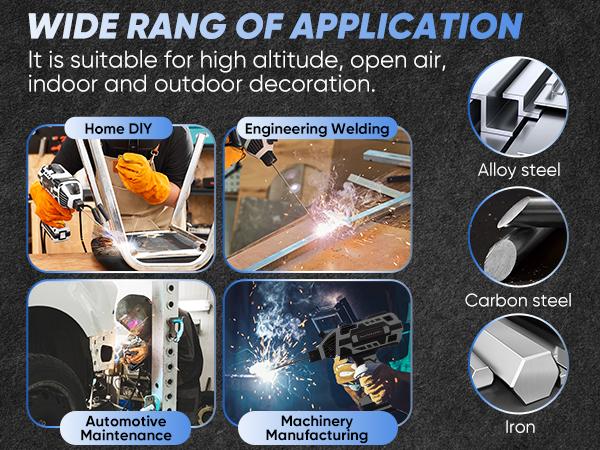 Saker Portable Welding Machine- 110-Volt Portable Welding Machine, Handheld Type, Using IGBT Converter, Capable of Achieving 5 Current Adjustments, Portable Arc Welding Gun, Suitable for 3/32 Inch Steel Bars, Equipped with Welding Rods