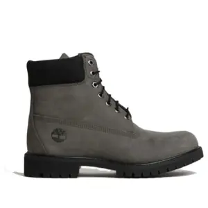 Youth Timberland 6 In. Premium Boot Grey Nubuck (TB0A64B9 033) (GS)